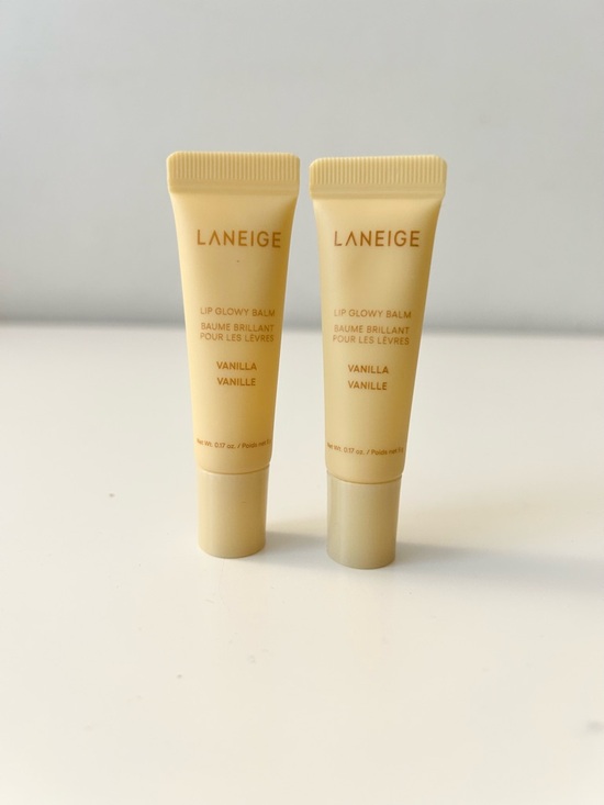 LANEIGE Other - 🌸LANEIGE Lip Glowy Lightweight Hydration Balm w/ Shea Butter Vanilla Mini 5g x 2